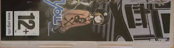 The World Ends with You, the PEGI square on its front