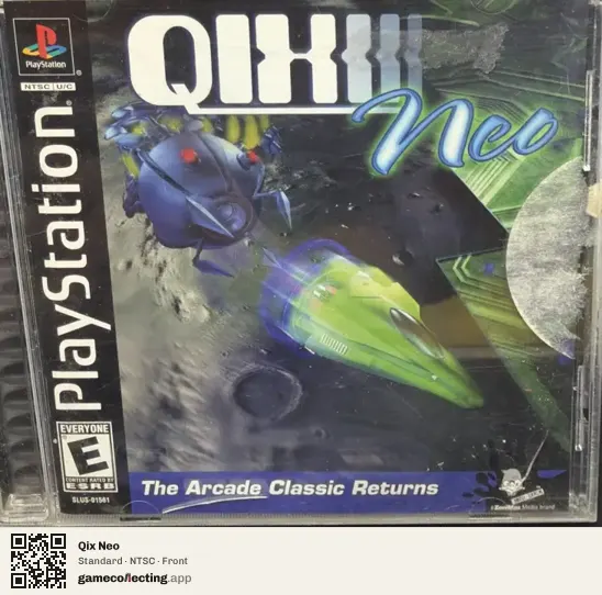 Qix Neo PlayStation, NTSC box front
