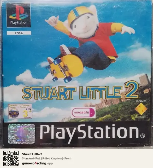 Stuart Little 2 PlayStation, United Kingdom box front