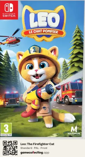 Leo: The Firefighter Cat Nintendo Switch, PAL box front