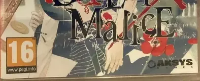 Collar x Malice, the PEGI square on its front