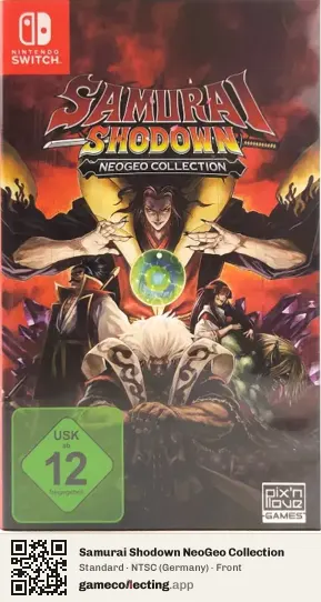 Samurai Shodown NeoGeo Collection Nintendo Switch, Germany box front