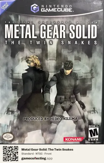 Metal Gear Solid: The Twin Snakes Nintendo GameCube, NTSC box front