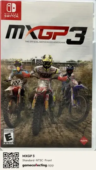 MXGP 3 Nintendo Switch, NTSC box front