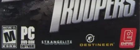 Starship Troopers, the ESRB box on its front