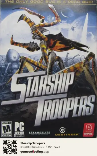 Starship Troopers Computer, NTSC box front