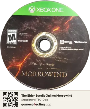 The Elder Scrolls Online: Morrowind Xbox One, NTSC disc