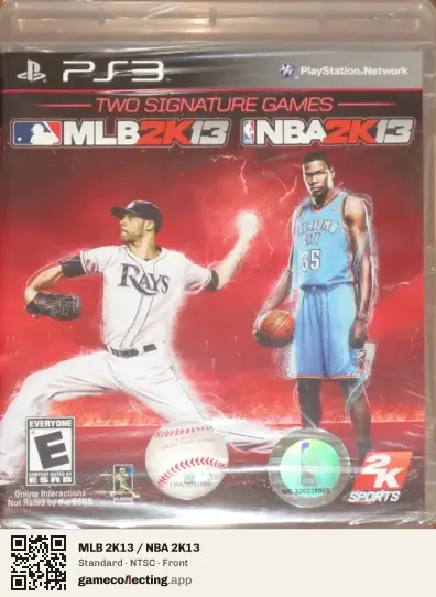 MLB 2K13 / NBA 2K13 PlayStation 3, NTSC box front