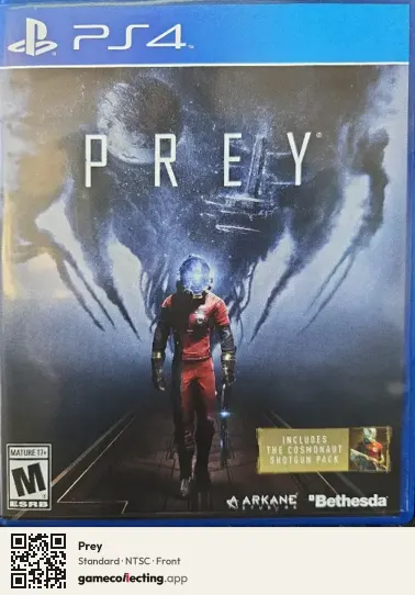 Prey PlayStation 4, NTSC box front