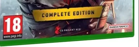 The Witcher 3: Wild Hunt, the PEGI square on its front