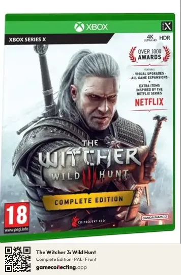 The Witcher 3: Wild Hunt Xbox Series X, PAL box front
