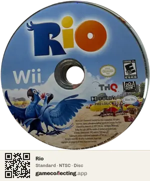 Rio Nintendo Wii, NTSC disc