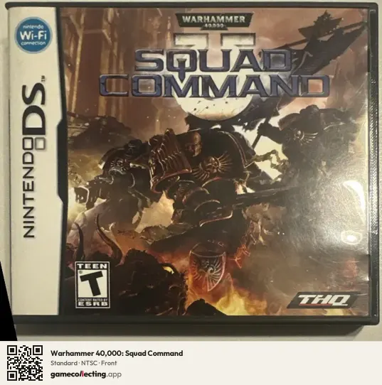 Warhammer 40,000: Squad Command Nintendo DS, NTSC box front