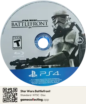 Star Wars Battlefront PlayStation 4, NTSC disc