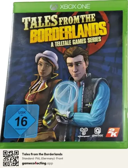 Tales from the Borderlands Xbox One, Germany box front