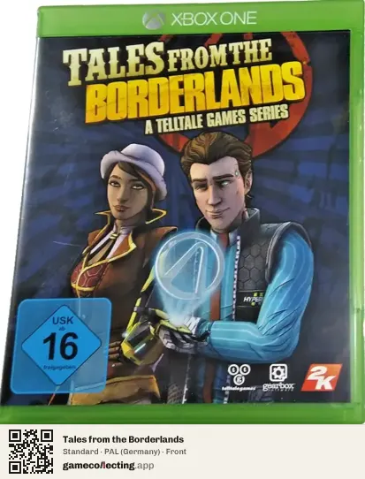 Tales from the Borderlands Xbox One, Germany box front
