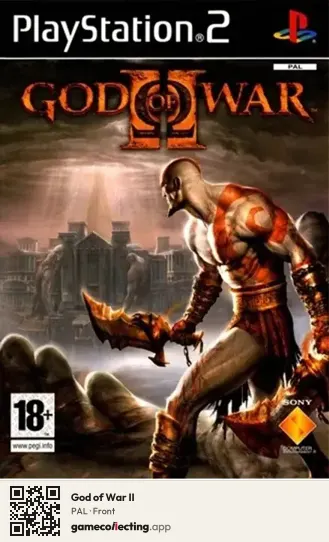 God of War II PlayStation 2, PAL box front