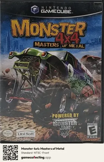 Monster 4x4: Masters of Metal Nintendo GameCube, NTSC box front