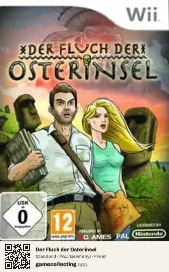 Der Fluch der Osterinsel Nintendo Wii, Germany box front
