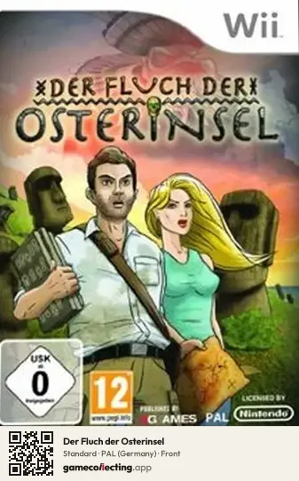Der Fluch der Osterinsel Nintendo Wii, Germany box front