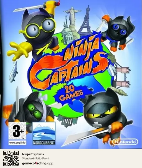 Ninja Captains Nintendo DS, PAL box front