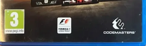 F1 2017, the PEGI square on its front