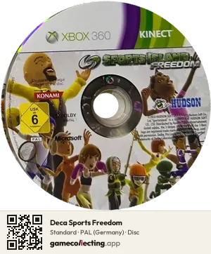 Deca Sports Freedom Xbox 360, PAL disc