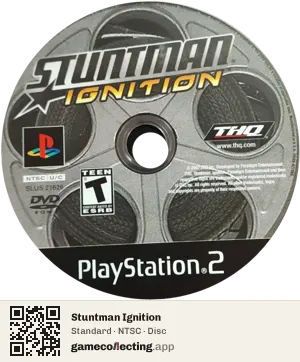 Stuntman Ignition PlayStation 2, NTSC disc