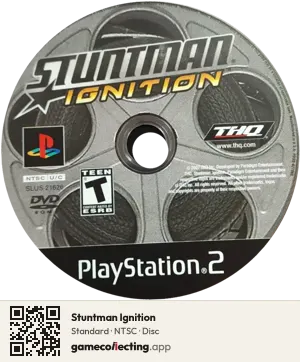 Stuntman Ignition PlayStation 2, NTSC disc