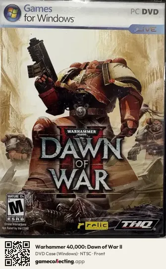 Warhammer 40,000: Dawn of War II Computer, NTSC box front