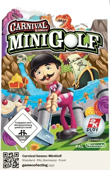 Carnival Games: MiniGolf Nintendo Wii, Germany box front