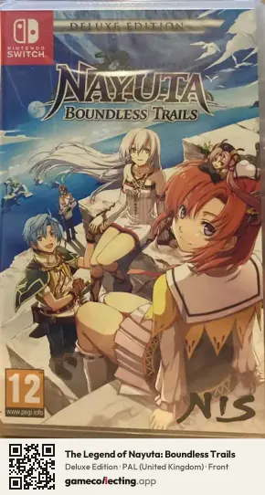 The Legend of Nayuta: Boundless Trails Nintendo Switch, United Kingdom box front
