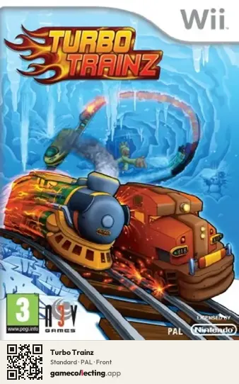 Turbo Trainz Nintendo Wii, PAL box front