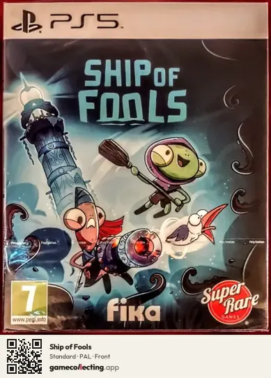 Ship of Fools PlayStation 5, PAL box front