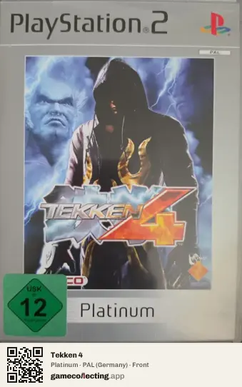 Tekken 4 PlayStation 2, Germany box front