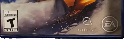 Need for Speed Heat, the ESRB box on its front