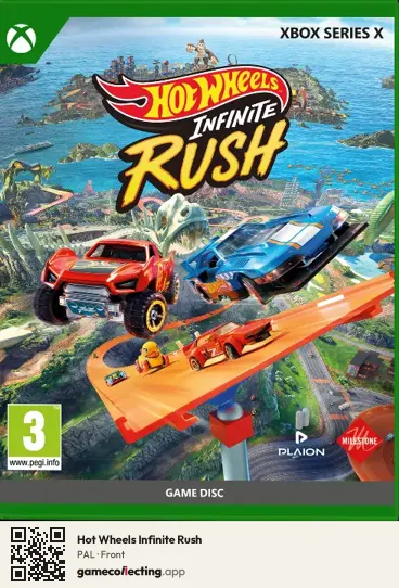 Hot Wheels Infinite Rush Xbox Series X, PAL box front