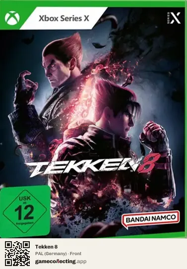 Tekken 8 Xbox Series X, Germany box front