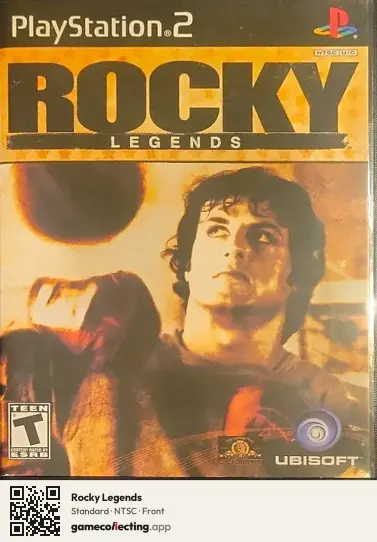 Rocky Legends PlayStation 2, NTSC box front
