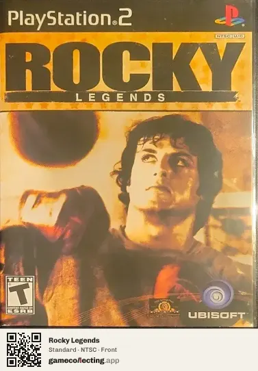 Rocky Legends PlayStation 2, NTSC box front