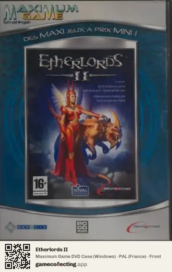 Etherlords II Computer, France box front