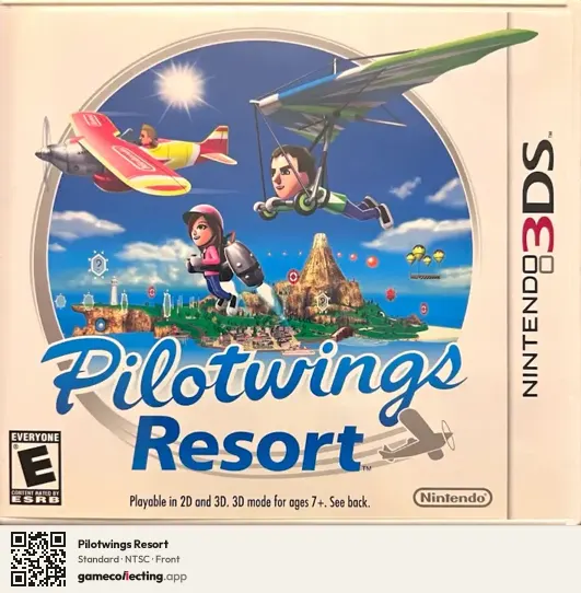 Pilotwings Resort Nintendo 3DS, NTSC box front