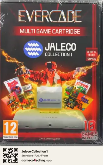 Jaleco Collection 1 Evercade, PAL box front