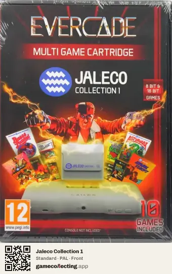 Jaleco Collection 1 Evercade, PAL box front