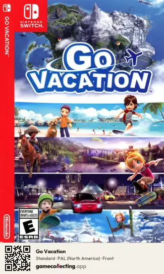 Go Vacation Nintendo Switch, North America box front