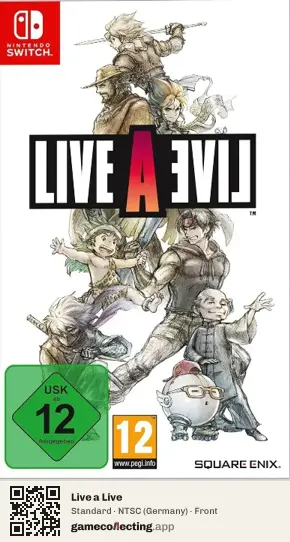 Live a Live Nintendo Switch, Germany box front