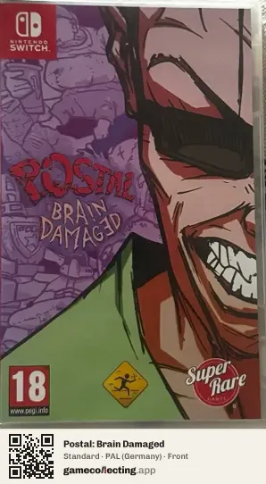 Postal: Brain Damaged Nintendo Switch, Germany box front
