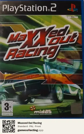 Maxxed Out Racing PlayStation 2, PAL box front