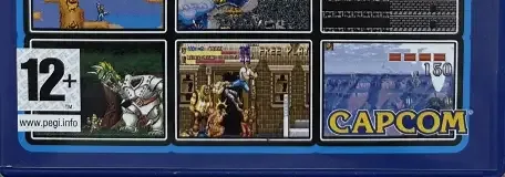 Capcom Classics Collection, the PEGI square on its front