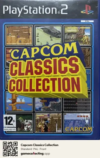 Capcom Classics Collection PlayStation 2, PAL box front